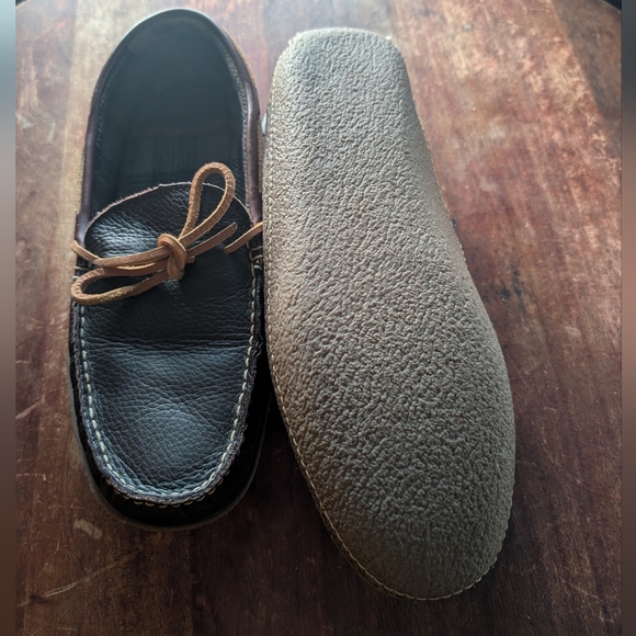 Men's leather llbean slippers - Picture 3 of 4